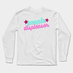 "People Displeaser" funny people pleaser pun Long Sleeve T-Shirt